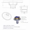 Square Shower Pan 6’x6’ Center Drain - Image 2
